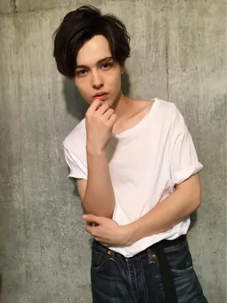 メンズ 店長/mao/ 前髪/顔周りカットのヘアスタイル