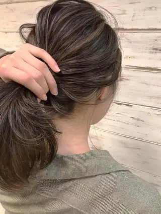 カラー 日比 貴大/ minim hairのヘアスタイル