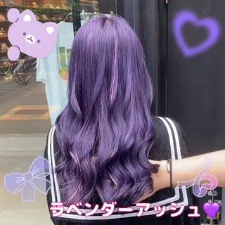 ロング カラー 熊谷ウルフ・レイヤー あゆむのヘアスタイル