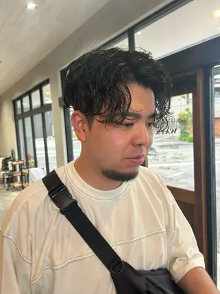 ショート パーマ メンズ 🇺🇸メンズ特化 KYOYA💈のヘアスタイル