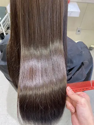 ロング 縮毛矯正+モテカラー 🎀✨MIHOのヘアスタイル