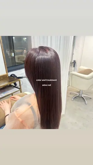 ロング カラー Ata.広尾 美容室所属・11月カットモデル 募集❗️junnaのヘアスタイル