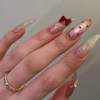 ネイル ワンホン/キラキラ ネイル💎yukaのネイルデザイン