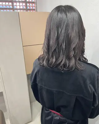 ミディアム パーマ ボブパーマコテ巻き風 パーマNo1深江秀平のヘアスタイル