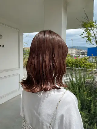 ミディアム 木村 架音のヘアスタイル