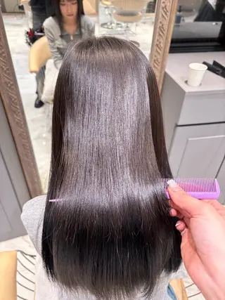 セミロング 透明感カラー/艶髪 髪質改善/AYARIのヘアスタイル