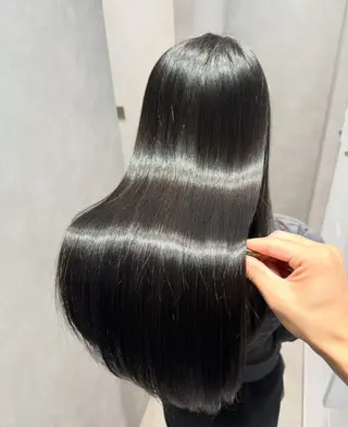 ロング パーマ salowin新宿East3階所属・艶美髪/髪質改善 /縮毛矯正/木元渓太のヘアスタイル