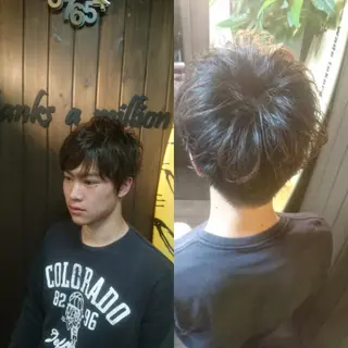 ショート メンズ サンフラット所属・岡林 選のヘアスタイル