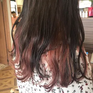 ロング カラー 大石 陽菜のヘアスタイル