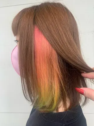 ミディアム カラー 🪸KARERA新松 戸田中萌恵子🪸のヘアスタイル