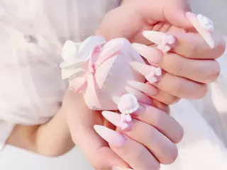 ネイル 🩷JiSu🩷 チップ長さ出し専門のネイルデザイン