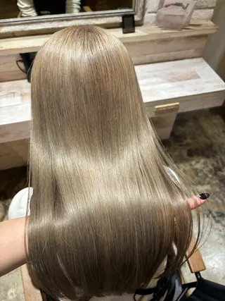 ロング カラー ハイトーン/韓国風/ 艶髪/吉祥寺のヘアスタイル