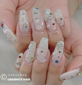ネイル 神田 ココナッツのネイルデザイン