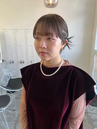 ミディアム 近藤 千裕のヘアスタイル