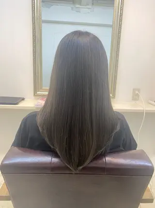 セミロング カラー miel hair 新宿店 【ミエル ヘアー】所属・新宿西口から徒歩5分 石橋卓典のヘアスタイル