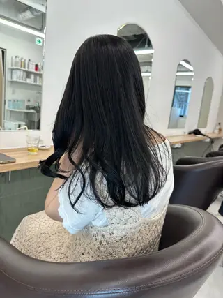 セミロング カラー キッズ オトナヘア🌸 harukaのヘアスタイル