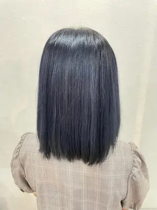ミディアム 佐治 梨乃のヘアスタイル