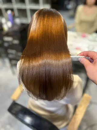 ロング 🌷ブリーチ縮毛矯正 /mina🌷のヘアスタイル