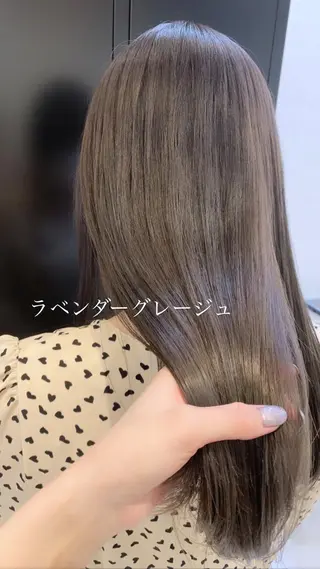 ロング カラー 似合わせカラー/艶 髪質改善/ヨシザキのヘアスタイル