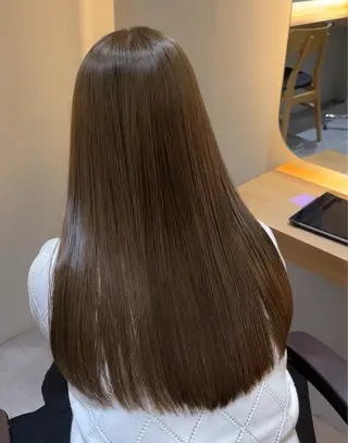 ロング カラー ロングカット/ うる艶カラー/ユイのヘアスタイル