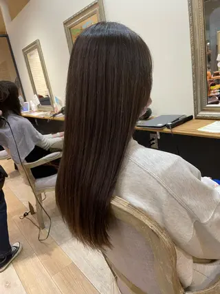 ロング 亀川蓮 Agu hairのヘアスタイル