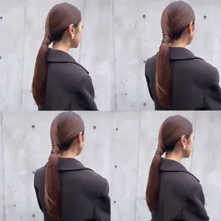 ロング ヘアアレンジ カジュアルを女っぽく 𝗮𝘆𝗮𝗰𝗼のヘアスタイル