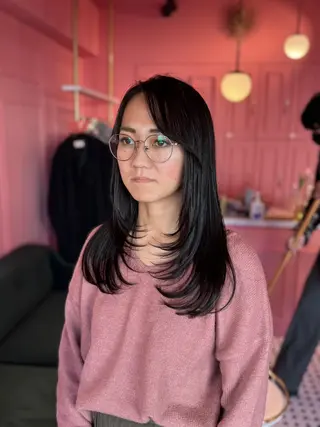 ロング miyu BOB/layerのヘアスタイル