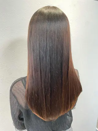 ロング 髪質改善×METEO 店長 貞松直也のヘアスタイル