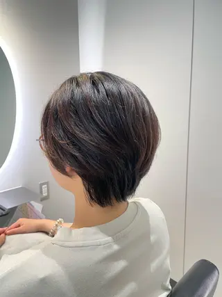 ショート w/o所属・スタイリスト/ 武蔵新城/羽吹紗南のヘアスタイル