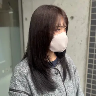 ロング カラー 田島拓海 ボブカットのヘアスタイル