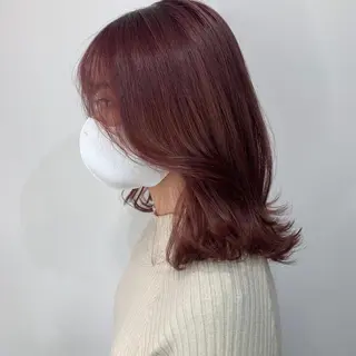 ミディアム カラー HARUKA韓国ヘア /Luana梅田のヘアスタイル