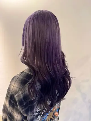 ロング 💖ASUKA 💜/透明感カラーのヘアスタイル