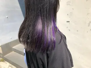 セミロング カラー メンズ レイヤー ウルフ 弓木啓輔のヘアスタイル