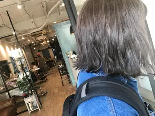 ミディアム オリーブ透明感カラー 表参道/MIKUのヘアスタイル