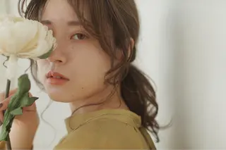 セミロング 🍒serika 暖色カラー 🍒のヘアスタイル