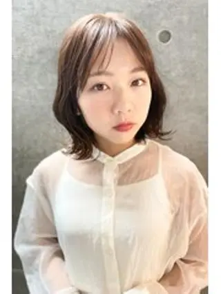 ミディアム 💚Forest Mirror💚のヘアスタイル