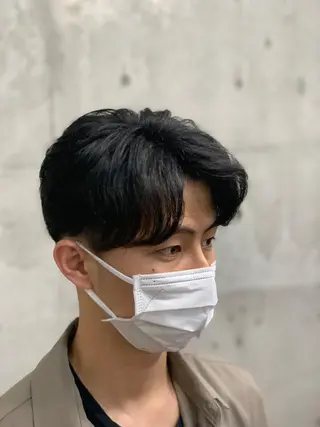 ショート メンズ クセを最大限に活かす メンズパーマ奈良大祐のヘアスタイル