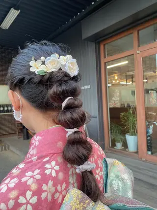 ヘアアレンジ BRAS ナカガワのヘアスタイル