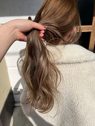 ロング 🫧ベージュカラー× レイヤー🫧HARUのヘアスタイル