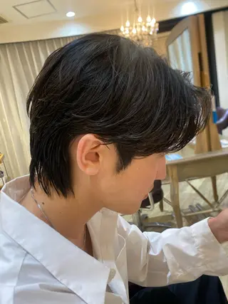 ショート パーマ メンズ メンズカット-麻布十 番/NANAMIのヘアスタイル