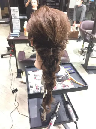 ヘアアレンジ hair  make echo所属・hair make echo滿木あい花のヘアスタイル