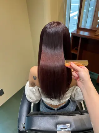 ロング Meena by  urban所属・iroha/名古屋/ 暖色カラー/髪質改善のヘアスタイル