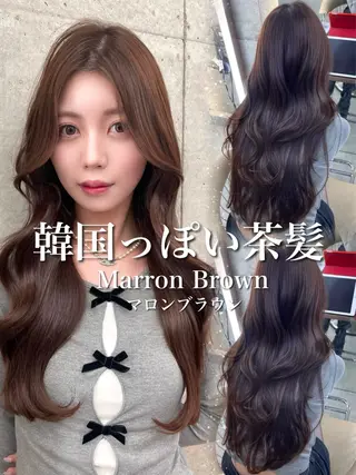 ロング カラー 韓国ヘア🇰🇷 レイヤー/芝春樹のヘアスタイル
