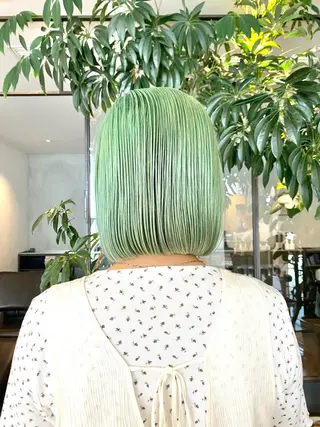 ショート Hair & make Lamp所属・梅田のブリーチ特化 美容師KAI🥰のヘアスタイル