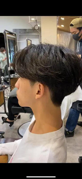 ショート パーマ メンズ 🟢NEGi🟣 🫧髪質改善のヘアスタイル