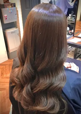 ロング カラー パーマ 福田　洋樹 /  zina博多のヘアスタイル