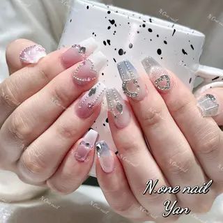 ネイル 長いだし/スカルプ/ パラシェルN.oneのネイルデザイン