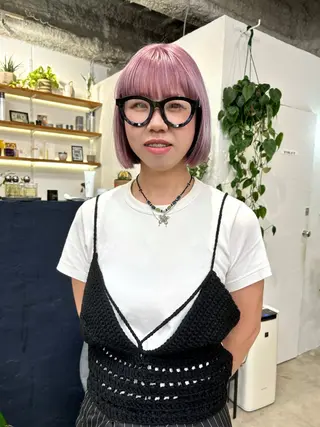 ショート カラー 暖色カラー/天神/ ヘイマサクラのヘアスタイル