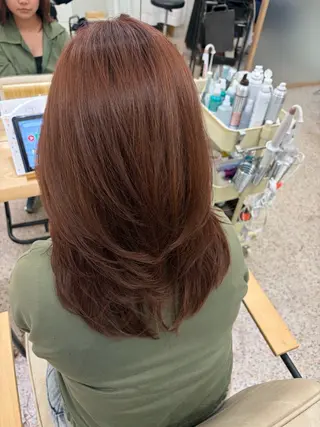 ミディアム unica by milly 【緑地公園】所属・ユニカバイミリー MISAKI🫧のヘアスタイル