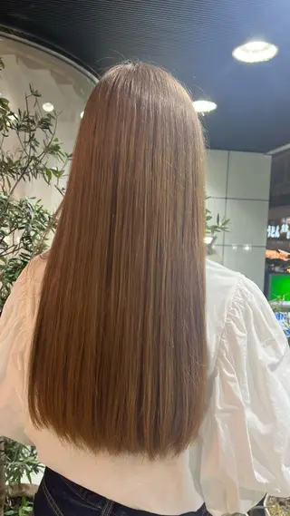 ロング カラー ボブ/暖色カラー コウボヒカルのヘアスタイル